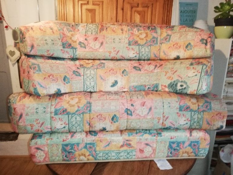 Banquette de mobil-home - L'atelier Tapisserie de Marie